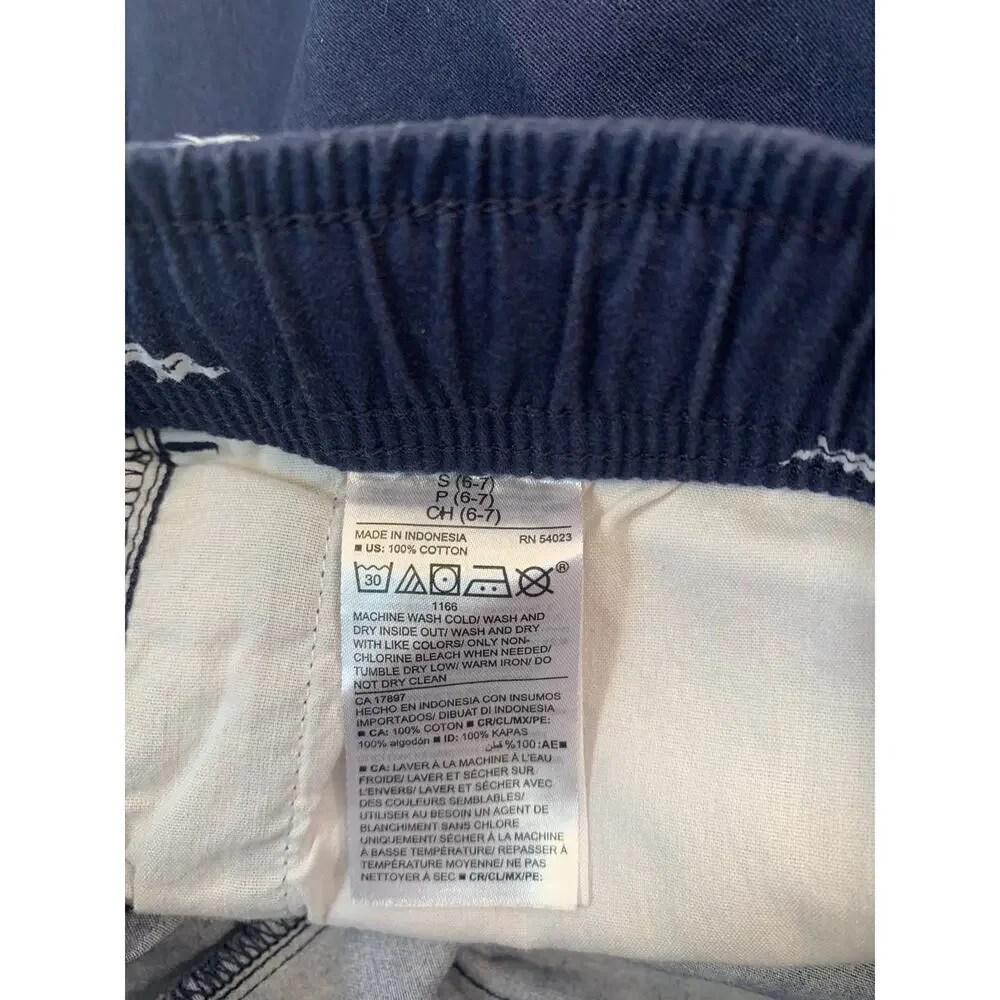 OLD NAVY Boy’s Navy Shark Bermuda Shorts / Size: Small 6-7